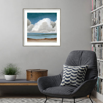 Wide Plains I by Grace Popp Wood Framed Wall Art Print