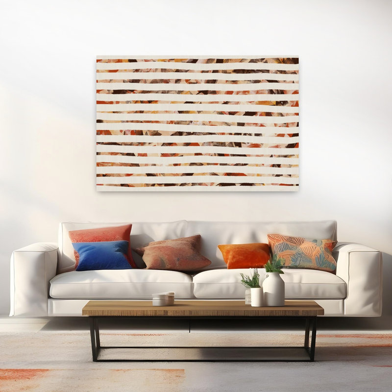 Art contemporain contemporain abstrait, H 40 po x l 60 po