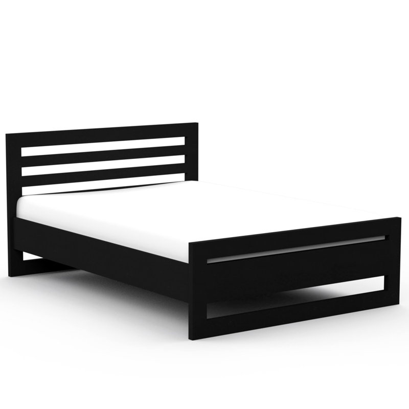 Aurelindo Bed, Kingsize (5'), Black