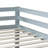 Solid Wooden Bunk Bed With Ladder, Crafted With Strengthened Slats-1684255491