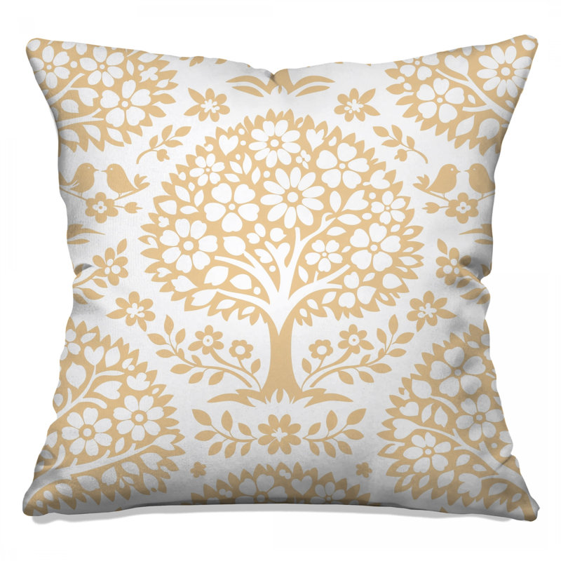 Coussins décoratifs à motif floral, 26 x 26 pouces