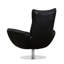 48 In. Deep Package Leather Lounge Chair With Stainless Steel Support 40 Wide Packaged Kiln-dried Hardwood Construction