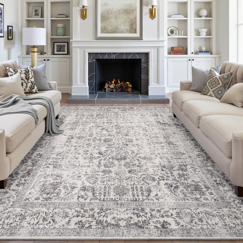 Vintage Look Area Rug, Rectangle 244 x 305 cm