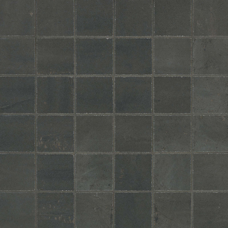 Carreau de mosaïque pour mur et plancher Procelain 2 po x 2 po Rebel, Nuit