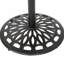 Round Bar Table With Elegant Filigree Design, Patio Table