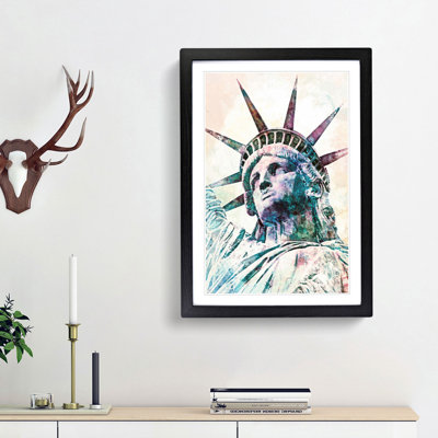 Statue of Liberty - Picture Frame Painting Print