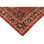 Tapis oriental rouge en laine noué à la main 9 pi 4 po x 11 pi 5 po Bachisia
