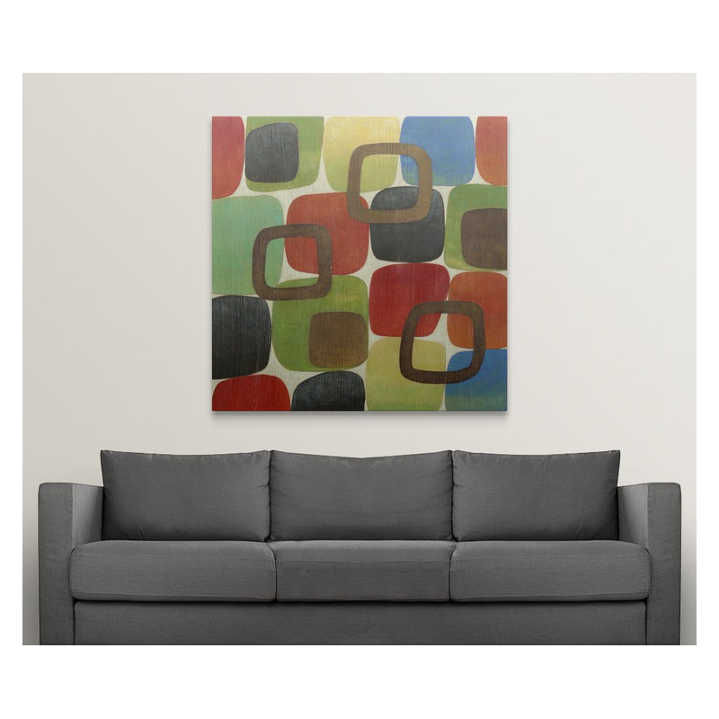 Brittony «Revisserie II», reproduction d'art, H 24 po x l 24 po x 1,5 po, Toile
