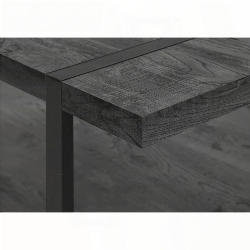 Table basse, table d'appoint rectangulaire, table centrale, Noir