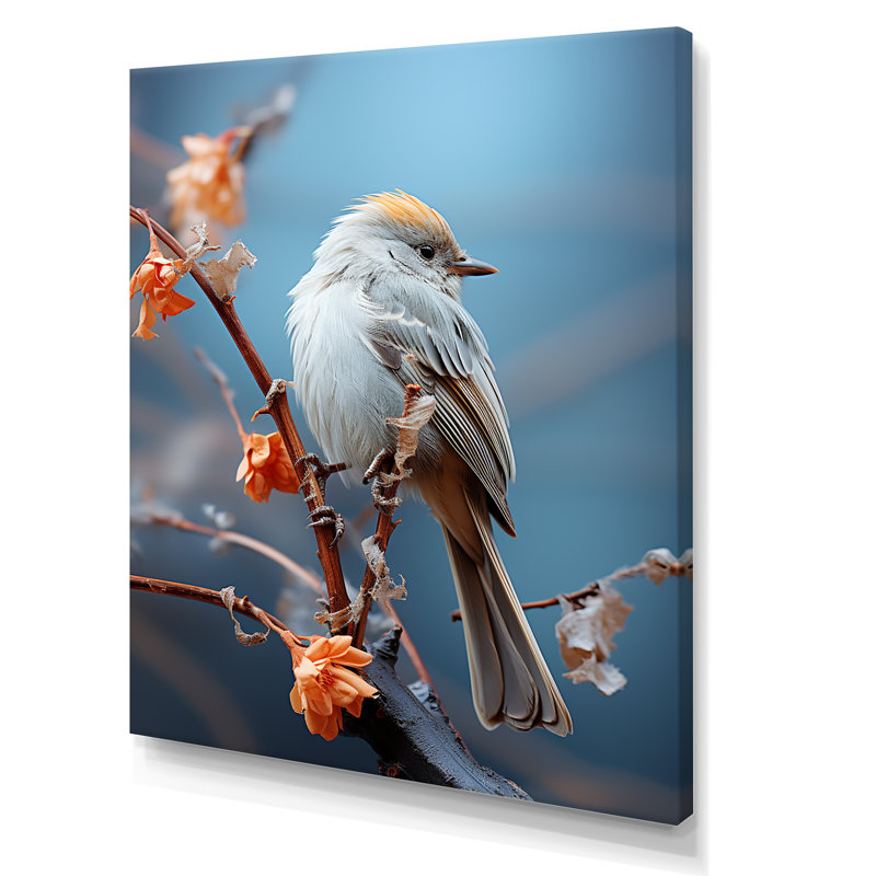 «Bird Ethereal Roost I» sur toile, H 32 po x l 16 po x P 1 po, Toile tendue