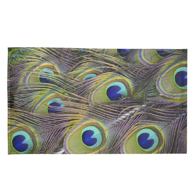 Serviette de thé peacock plumes
