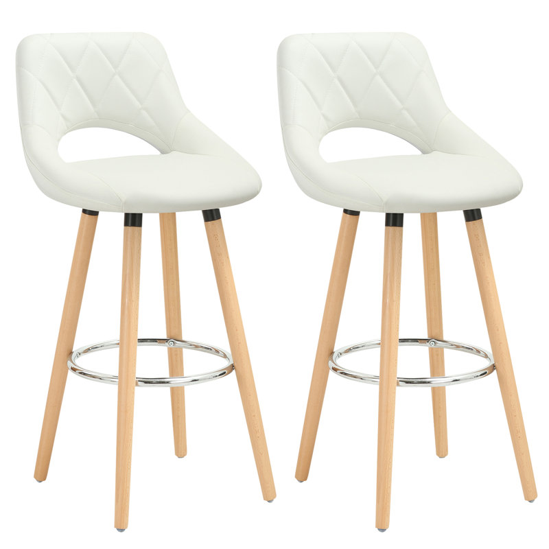 Thierry 68cm Bar Stool, White