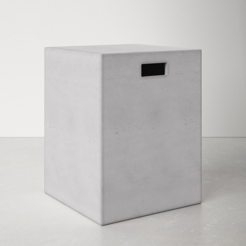 Juri End Table, White