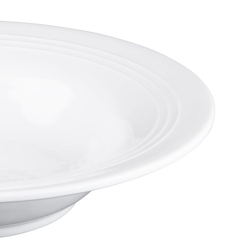 Elite Global Solutions Durango Melamine Pasta Dish, White Gloss