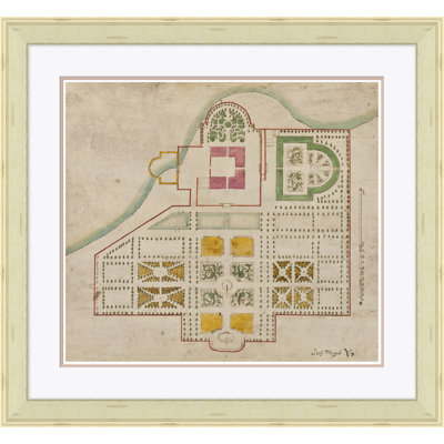«Chateau Jardin» par David Phoenix - reproduction de photo encadrée sur papier