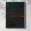 Red Nightsky I, reproduction encadrée - bois massif-859746181