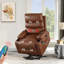 Fauteuil inclinable électrique avec massage et chaleur-522412899