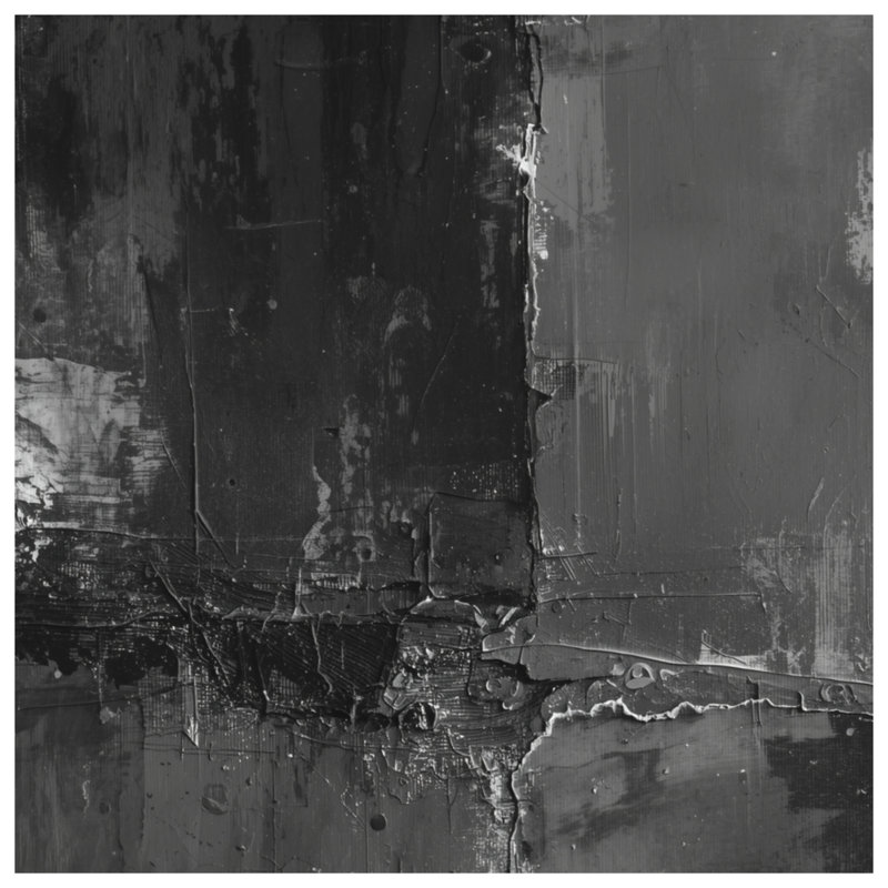 Couvertures abstraites texturées monochrome, L 60 po x H 80 po
