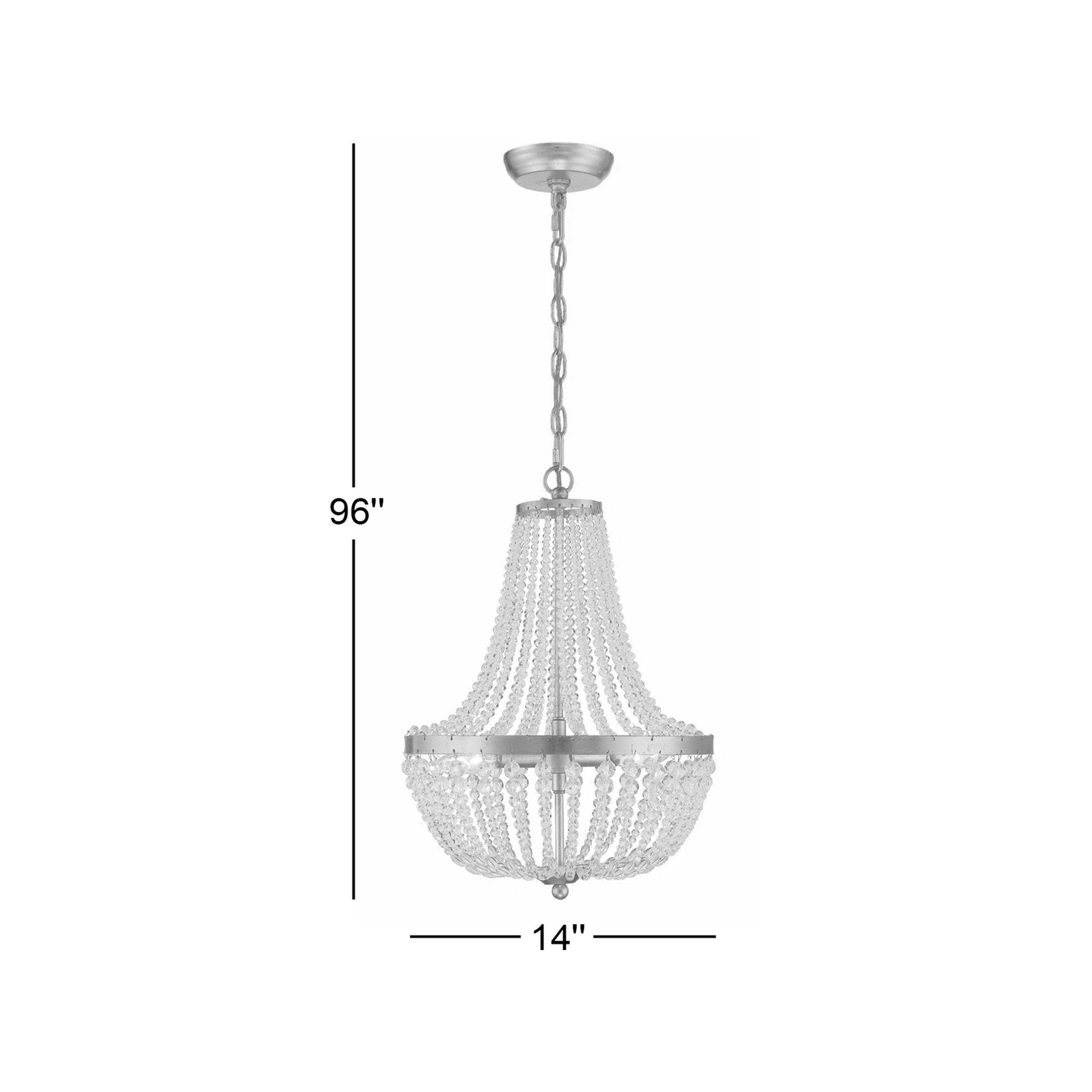 Conway 3 - Light Dimmable Empire Chandelier, Antique Gold