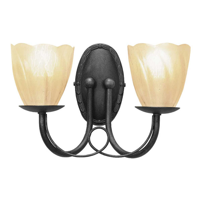 Cline Candle Wall Light, Black