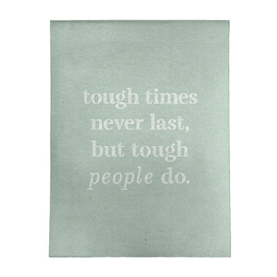 Quotes Chenille Indoor Rug
