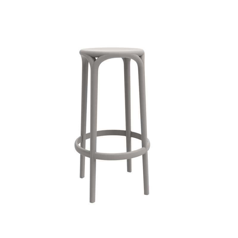 Tabouret de bar Brooklyn (intérieur / extérieur), Écru, Tabouret de bar (siège d'une hauteur de 29,75 po)
