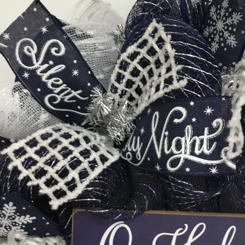 Couronne de Noël, nuit silencieuse