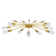16 Heads Modern LED Flush Mount Light Fixture Creative Atomic Satellite Lamp