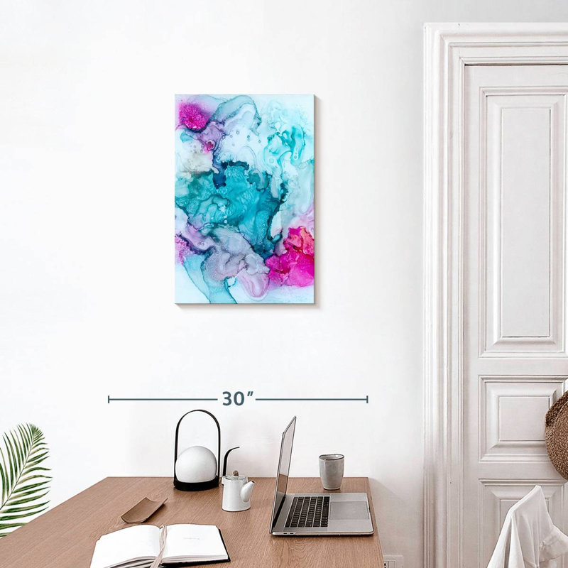 Avery Candied Coral, 24" H x 16" W