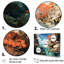 Coraux et paysage de patchwork de corail - impressions sur toile corail-97034151-97034163