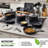 22 - Piece Non-Stick Cookware Set-99346897