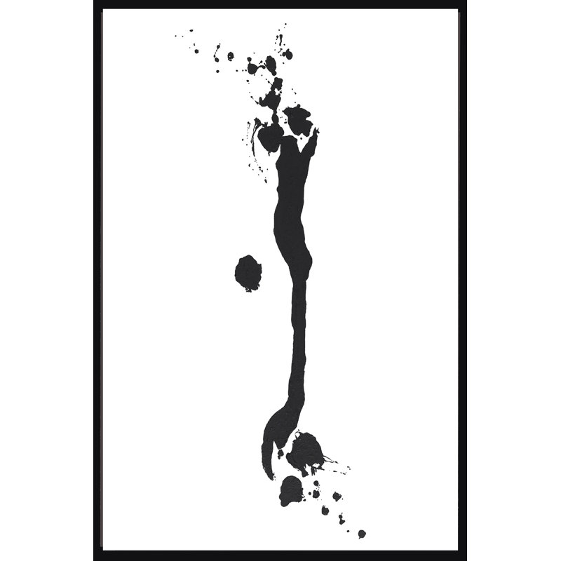 «Blot II», peinture sur toile à cadre flottant