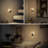 Solar Style Black Plug-In Night Light With Light Sensor, 3000K Warm White, Sliding Dimmer