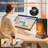 3-In-1 Space Heater- Humidifier/Sensor/ECO,Electric Heater With 90°Oscillating/Thermostat/12H Timer/Dual Control,Space Heater Indoor With 3D Flame Ambiance/Heater Heat Up 260 Sq.Ft(Obsidian Black)1