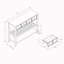 Buffet 2 tiroirs Desirae-2074783884