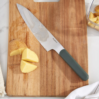 Couteau de chef BergHOFF Elements en acier inoxydable de 8 pouces, vert