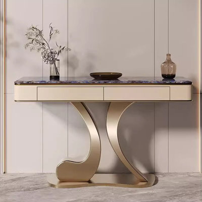 Italian style sintered stone console table