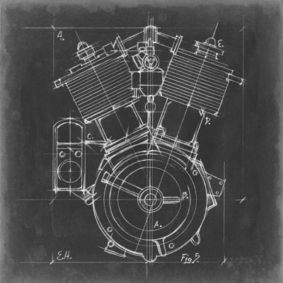 Modèle de moteur de moto IV