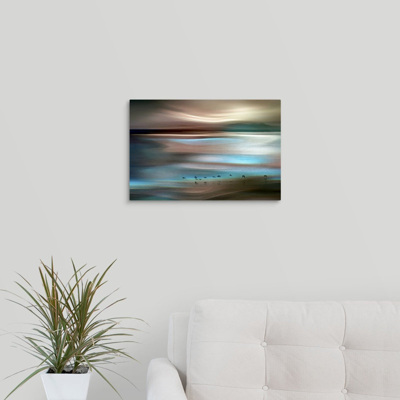 « migrations », impression sur toile, H 12 po x l 18 po x P 1,5 po