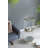 Luxurious White and Gold 3-Tier Circular Glass Shelf for Art Deco and Modern Interiors
