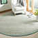 Doleman Hand Woven Jute/Cotton Striped Rug in Green