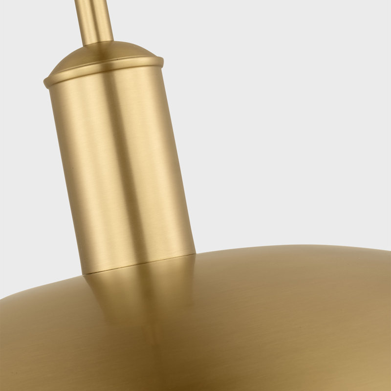 Luminaire suspendu pour salle à manger 1 lumière Thomas O'Brien , H 183 po x l 18 po x P 18 po, Bronze brillant