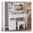 41" Large Size Left Drawer Desktop Vanity Table+Cushioned Stool, Extra Large Touch Control LED Mirror, 3-Color Switch, Multi Layer High Capacity Storage Fashionable Dresser, Suitable For Large Space-1030359794