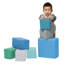 Blocs de construction en mousse pour tout-petits ECR4Kids SoftZone, ensemble de jeu en mousse, 7 pièces-98592111
