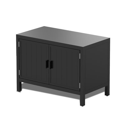 Grey Aluminum Outdoor Cooking Table With Storage And Convenience Choices - Grill Island For Deck Powder Coated Structure, Sanitary Counter, Cover, Stable Feet, Modular Concept Cabinet Stability