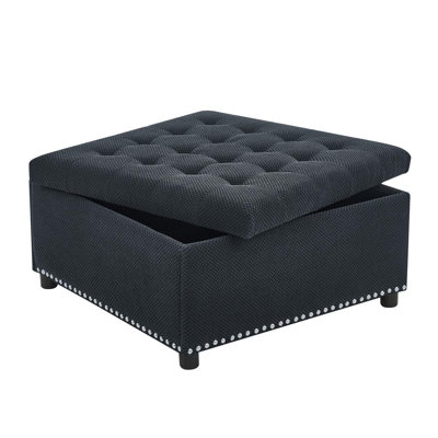 Upholstered Ottoman with Storage