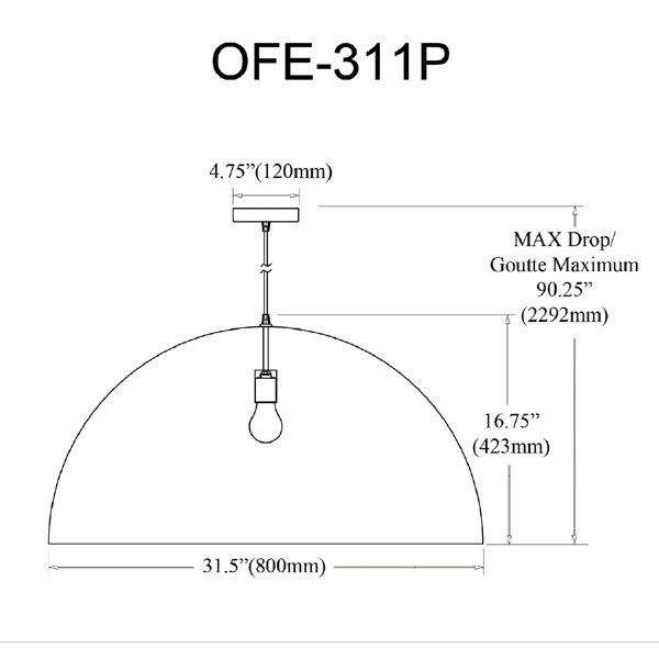 Dimensions du produit