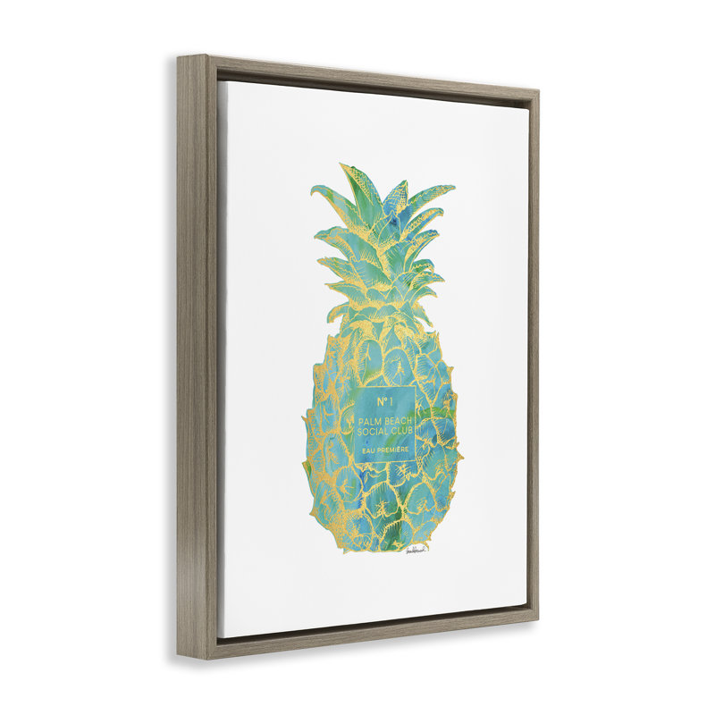 Art mural sur toile Glam, Cadre flottant orme Montalcino, H 21 po x l 17 po