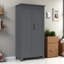 Grande armoire de rangement en métal avec grand espace de rangement