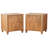 Adayla Fluted Nightstand Set of 2, Nightstand with Solid Wood legs Modern Design, 22.05'' H X 21.65'' W X 17.72'' D-775772215